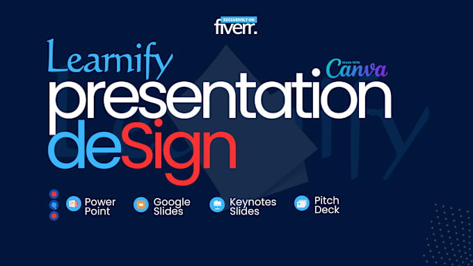 Gig Preview - Create powerpoint presentation design, google slides, and pitch deck