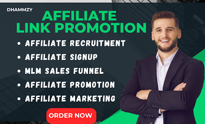 Gig Preview - Do referral link promotion affiliate marketing affiliate link sign up