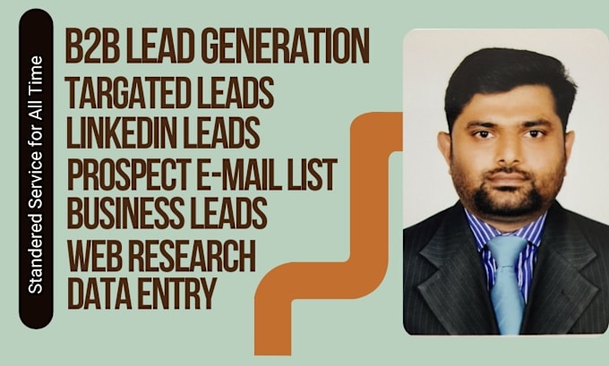 Gig Preview - Do targeted b2b linkedin lead generation email list building