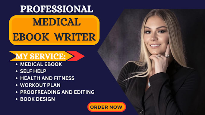 Bestseller - ghostwrite medical ebook, health and fitness, workout plan,  ebook writer