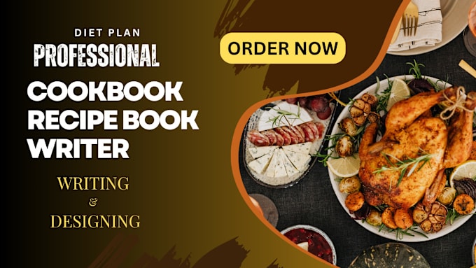 Gig Preview - Design, format and layout your recipe cookbook, keto, recipe book for amazon kdp