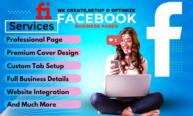 Gig Preview - Do facebook business page create,setup and management