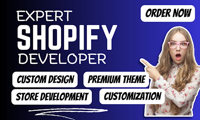 Gig Preview - Be your expert shopify developer and shopify store designer