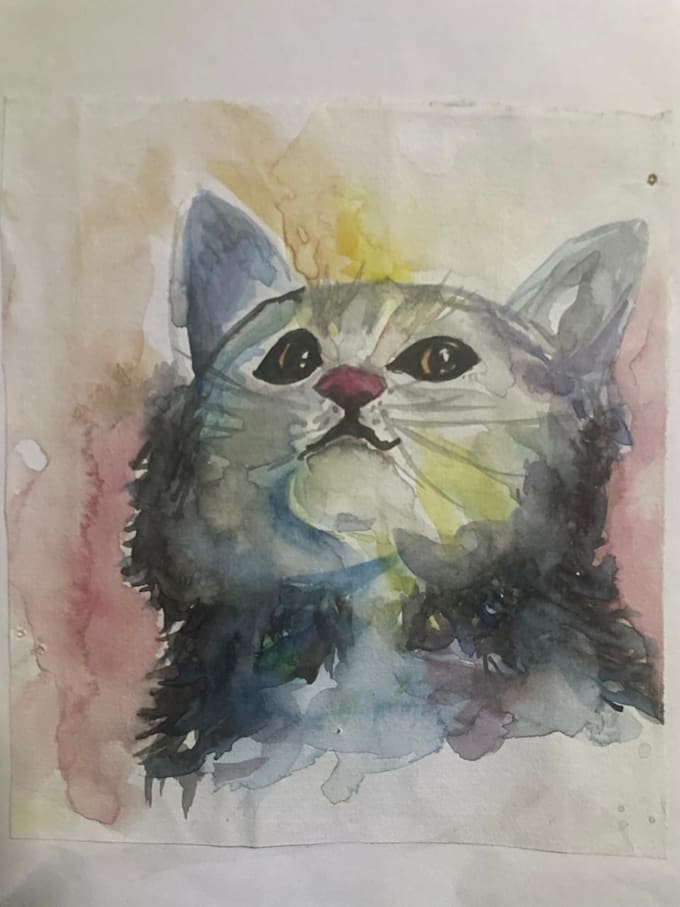 Bestseller - paint watercolor pet portrait