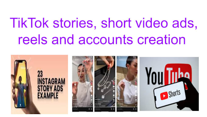 Gig Preview - Create pro short video ads, reels, stories and  accounts tiktok, fb, instagram