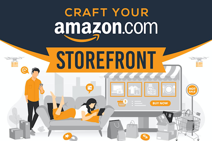 Gig Preview - Design and develop amazon store front