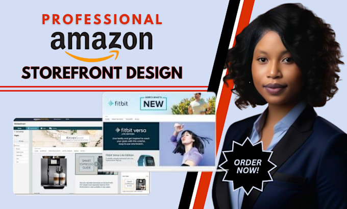 Gig Preview - Design amazon storefront design, amazon brand store, storefront design