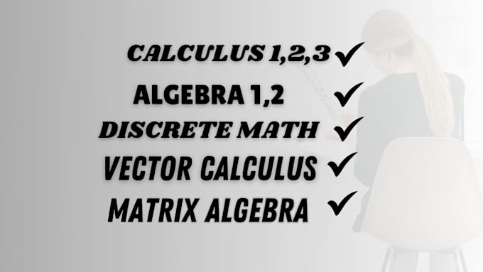 Gig Preview - Be your calculus, algebra, trigonometry expert math tutor