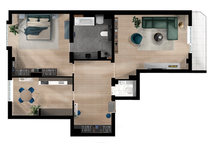 Gig Preview - Draw beautiful floor plan