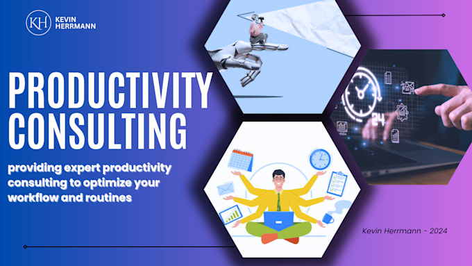 Gig Preview - Provide expert productivity consulting to optimize your workflow