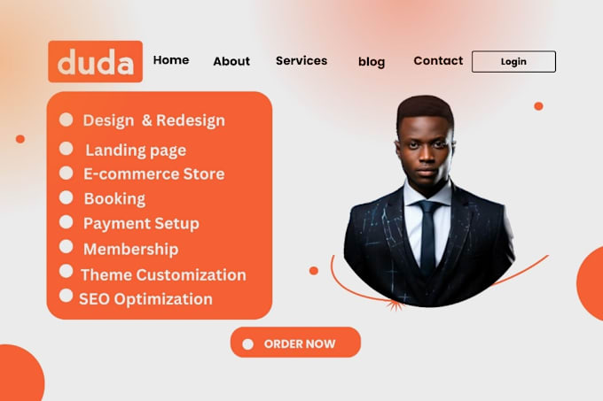 Gig Preview - Duda website design duda website redesign duda design duda redesign duda clone