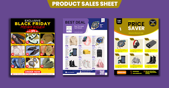 Gig Preview - Design high quality product catalog and sales sheet for your business