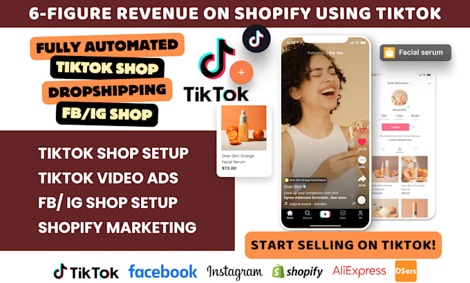 Gig Preview - Setup usa tiktok shop, tiktok shop ads, tiktok marketing to boost shopify sales