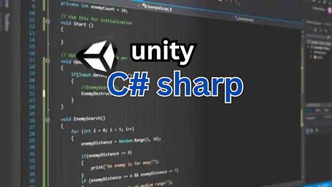 Gig Preview - Develop unity 2d, 3d and code custom c sharp for unity game