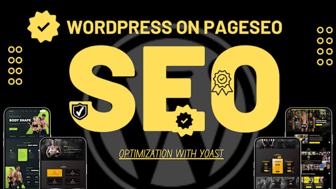 Gig Preview - Do yoast SEO optimization for your wordpress website