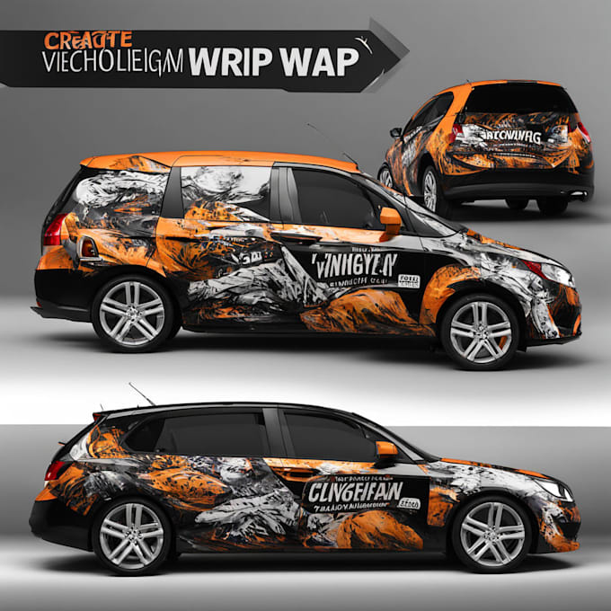 Gig Preview - Create stunning custom vehicle wrap design