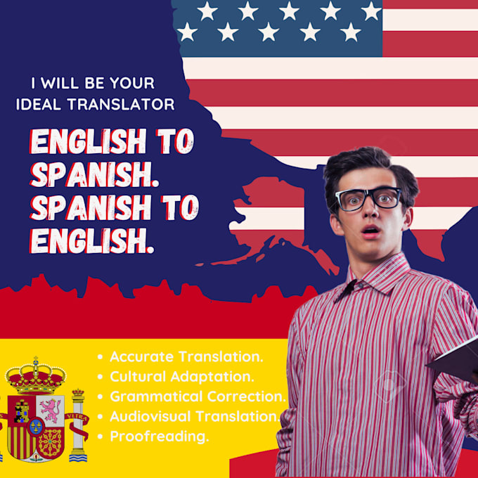 Gig Preview - Be your english to spanish translator