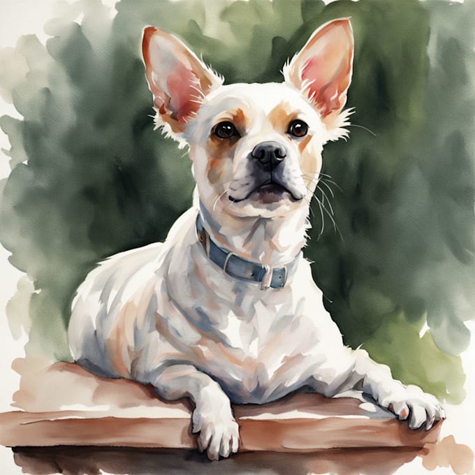 Gig Preview - Draw realistic portrait of your pets in watercolor