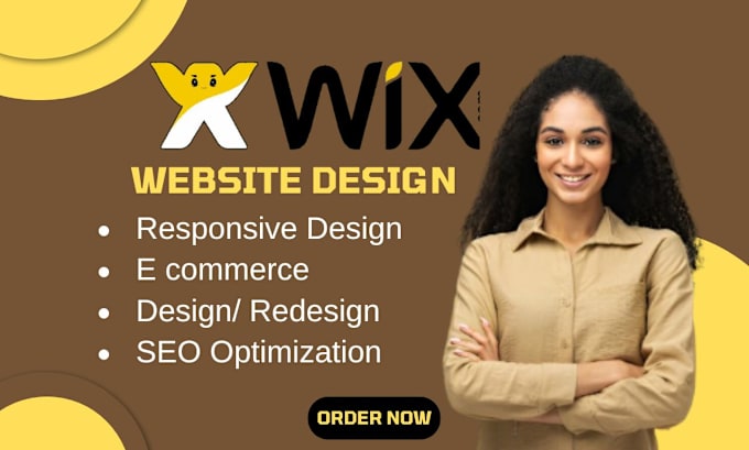 Gig Preview - Design wix website wix website redesign wix website development design wix