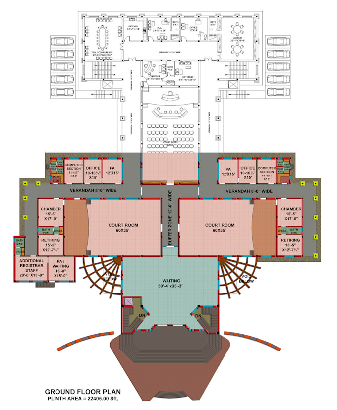 Gig Preview - Render 2d floor plans in photoshop professionally