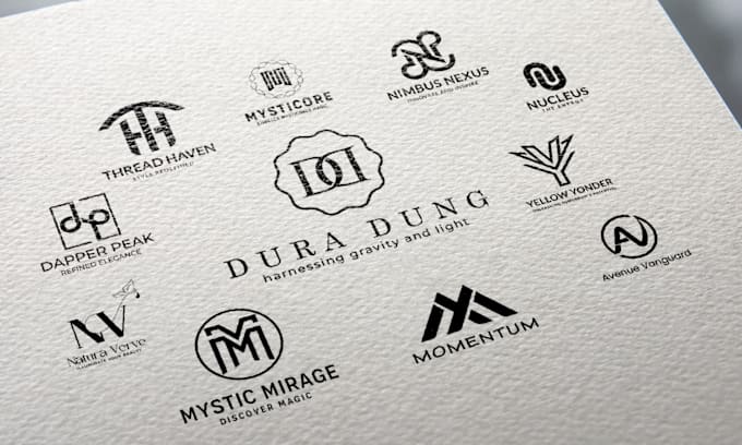 Gig Preview - Design an eye catching, modern monogram logo and business initial letter