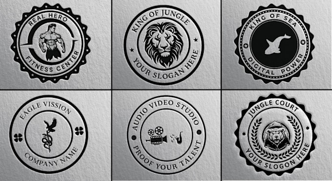 Gig Preview - Design custom badge stamp or seal for your brand