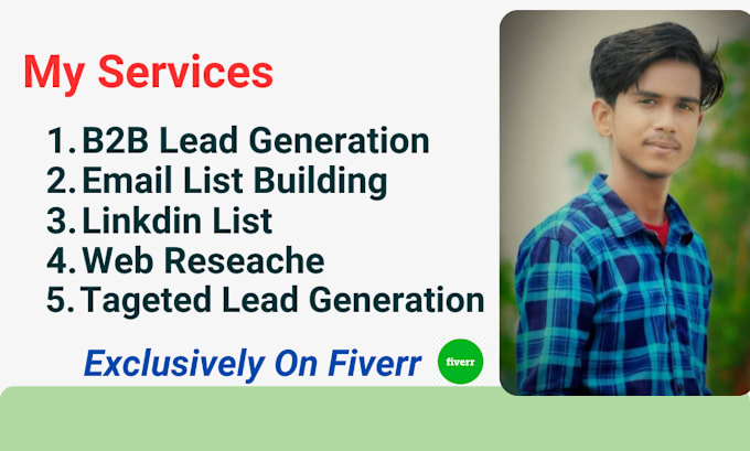 Gig Preview - Do lead generation and build prospect email list