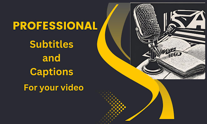 Gig Preview - Create perfectly synced subtitles, captions, srt, transcription for your video