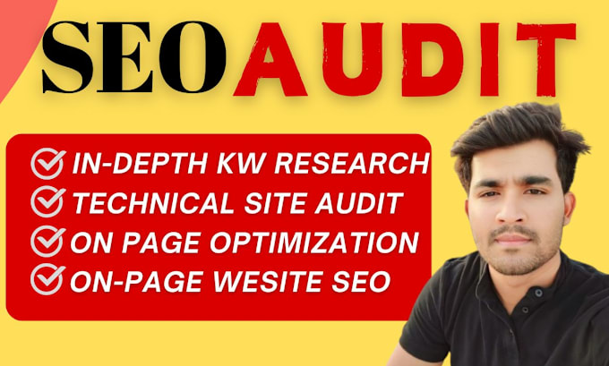 Gig Preview - Do a site audit and keyword research for your website