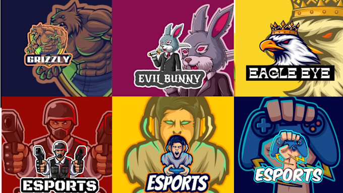 Gig Preview - Design a unique mascot logo for esports and gaming