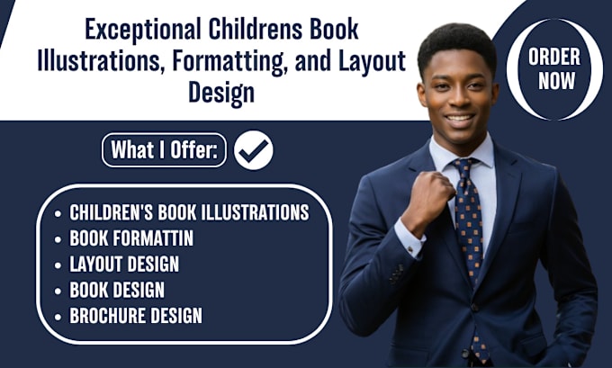 Bestseller - do children book illustrations, book formatting and layout design for amazon KDP