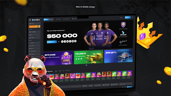 Gig Preview - Fantancy sport bet ,sport bet website,board game, slot,crypto game,card game