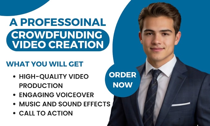 Gig Preview - Create a captivating crowdfunding video for indiegogo, kickstarter and gofundme