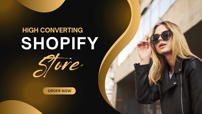 Gig Preview - Design dropshipping shopify website and shopify store design