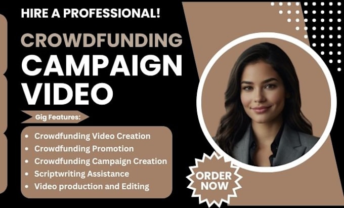 Gig Preview - Do crowdfunding campaign video for your kickstarter indiegogo gofundme