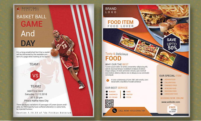 Gig Preview - Professional flyer design service get eye catching flyers