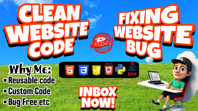 Gig Preview - Add html code, write php js code to squarespace, do malware remove, web programm