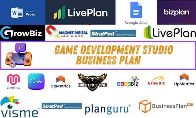 Gig Preview - Create an investor ready game development studio business plan for USA, UK, ca