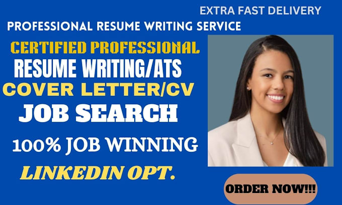 Gig Preview - Do a professional resume writing