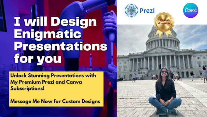 Gig Preview - Create premium corporate prezi presentation, canva, powerpoint presentation