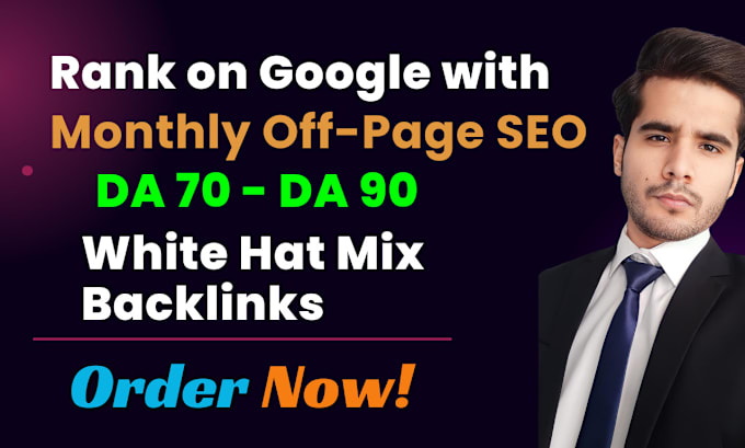 Gig Preview - Boost your SEO with monthly high quality mix backlinks for better rankings