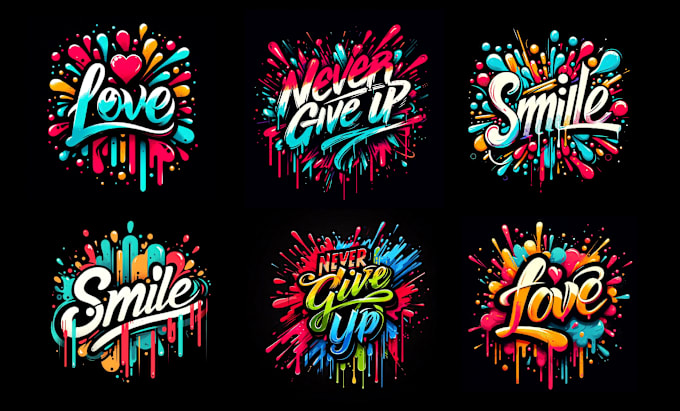 Gig Preview - Do unique graffiti text, logo and custom graffiti t shirt design