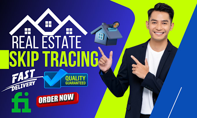 Gig Preview - Do real estate skip tracing and bulk skip tracing and real estate va