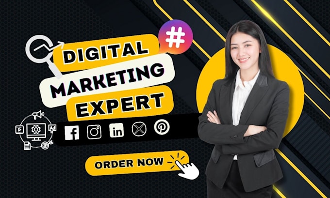 Gig Preview - Be your expert digital marketing consultant for brand growth and success