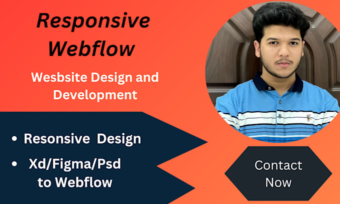 Gig Preview - Create responsive websites on webflow