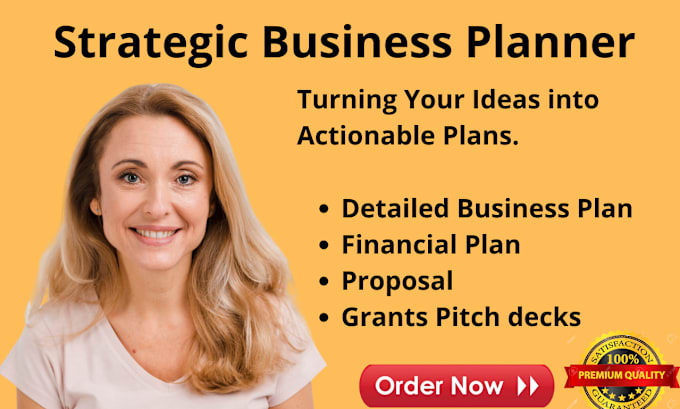 Bestseller - create excellent business plan and financial plan for you