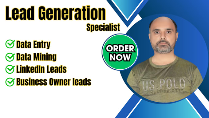 Gig Preview - Do lead generation and data entry for any industry