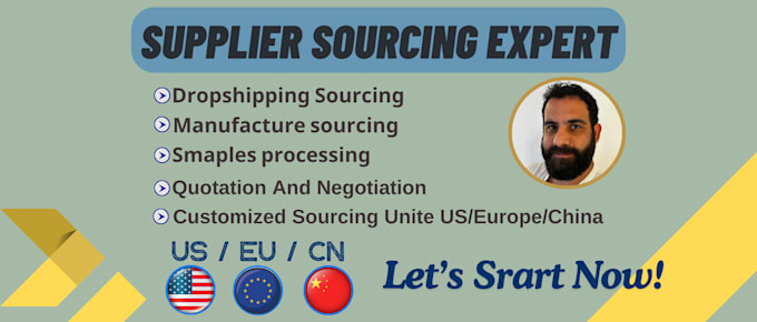 Bestseller - do supplier sourcing in the US and eu as your sourcing agent