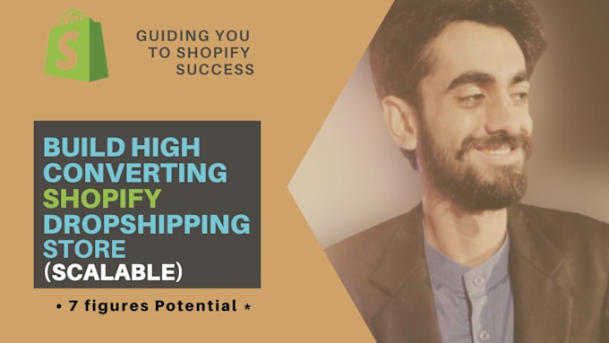 Gig Preview - Build high converting dropshipping store shopify website