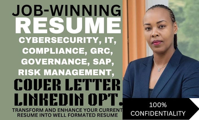 Gig Preview - Write cybersecurity, data science, data analytics, IT, tech, engineering resume